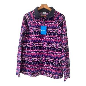 COLUMBIA Glacial™ IV Print Half Zip Pullover | Size: L | Women